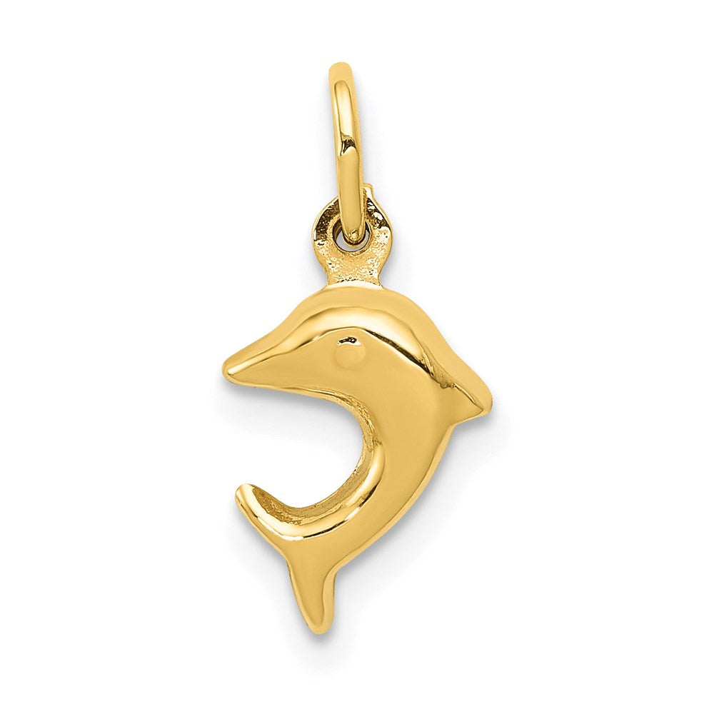 14k Dolphin Charm - 3
