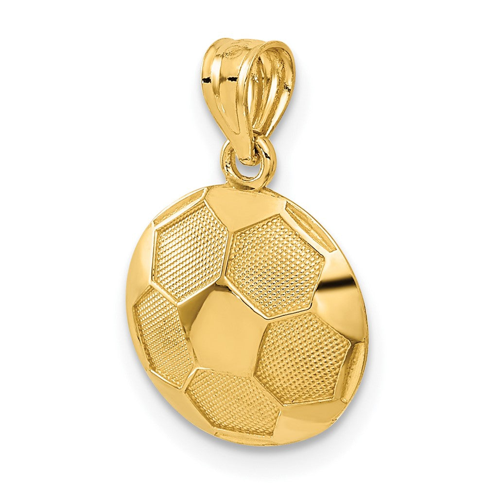 14k Soccer Ball Pendant