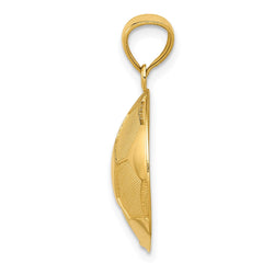 14k Soccer Ball Pendant - 2