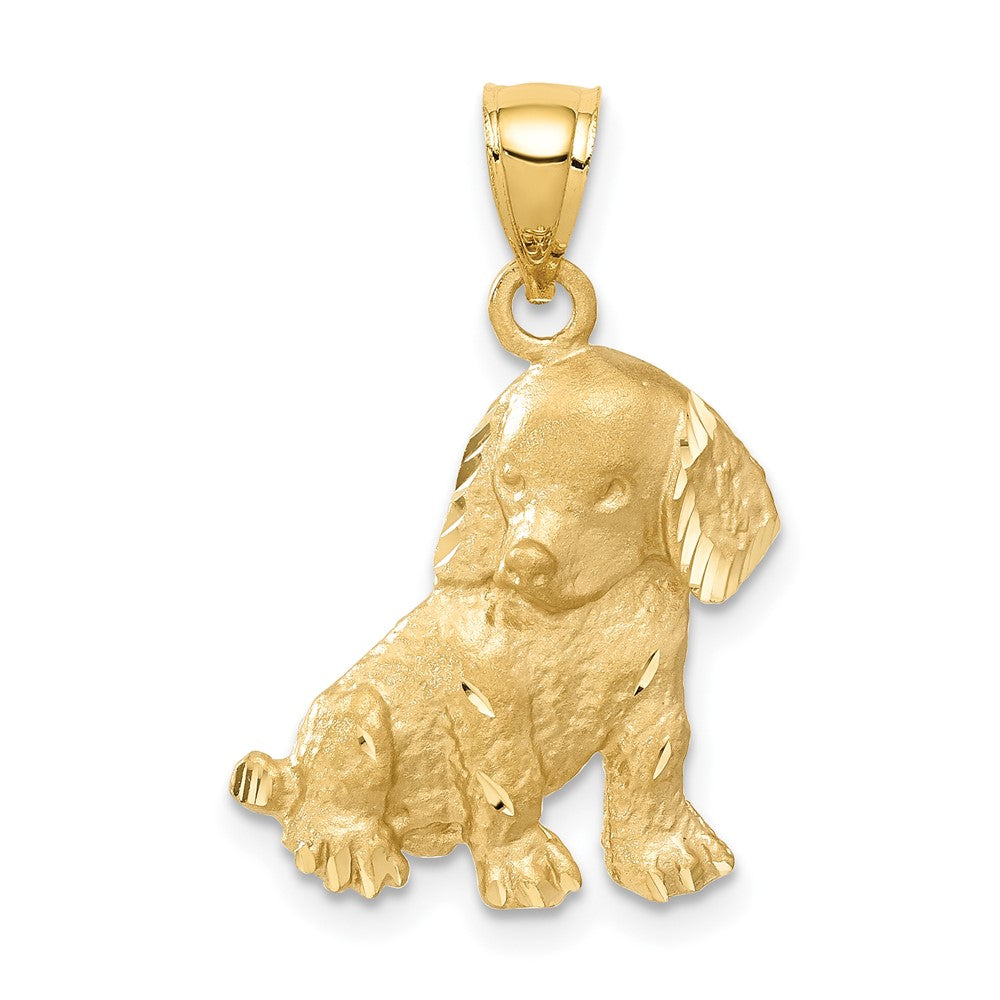 14k Dog Charm - 2