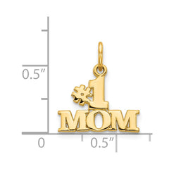 14k #1 MOM Charm - 2