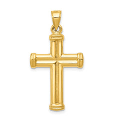 14K Reversible Crucifix Pendant - 2
