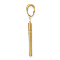 14k Reversible Latin Cross Pendant
