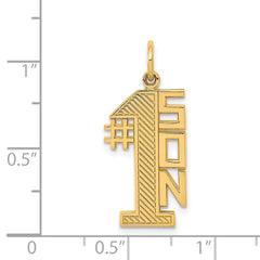14k #1 SON Charm - 2