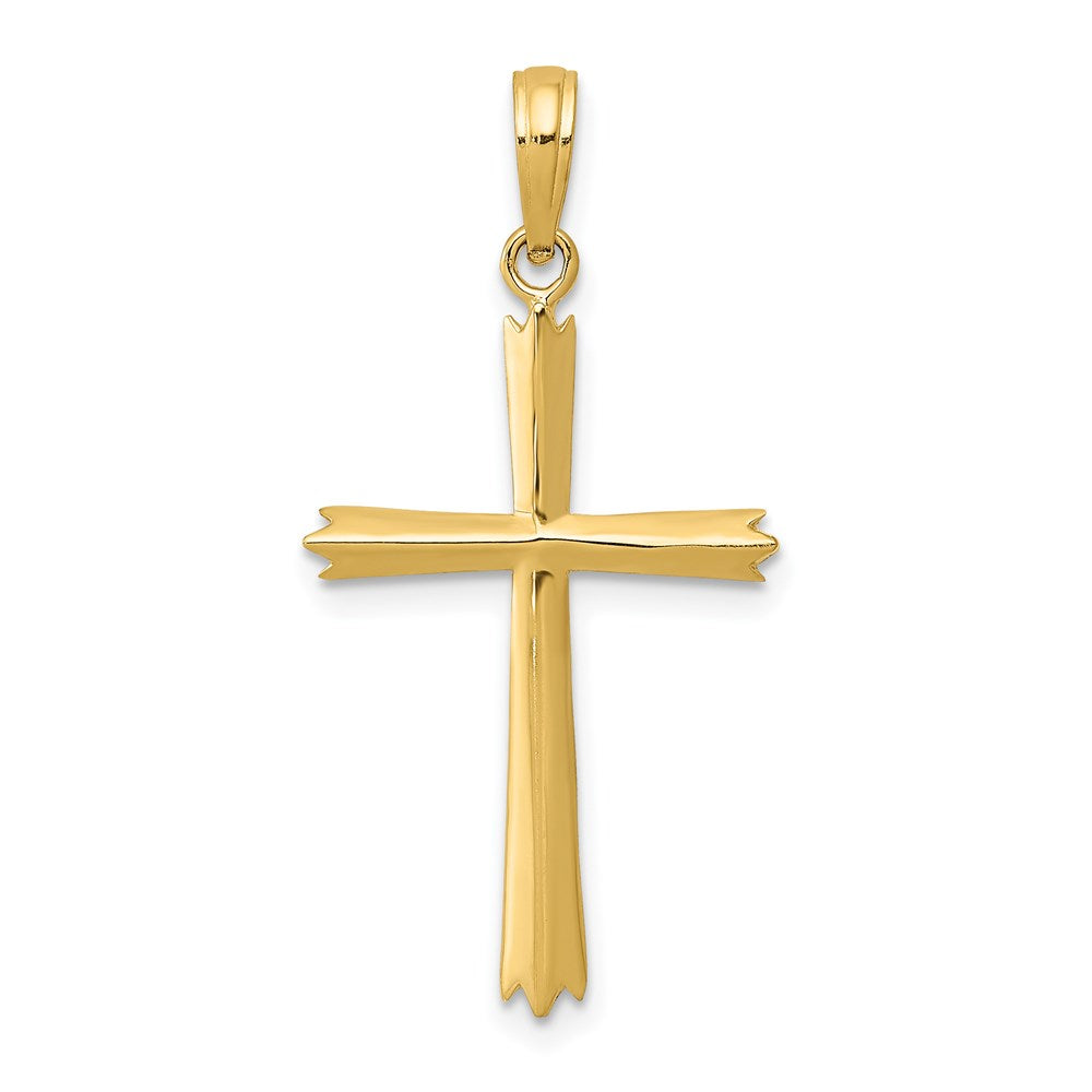 14k Cross Pendant - 10
