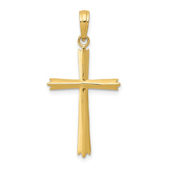 14k Cross Pendant - 10