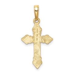 14K Cross Pendant - 3