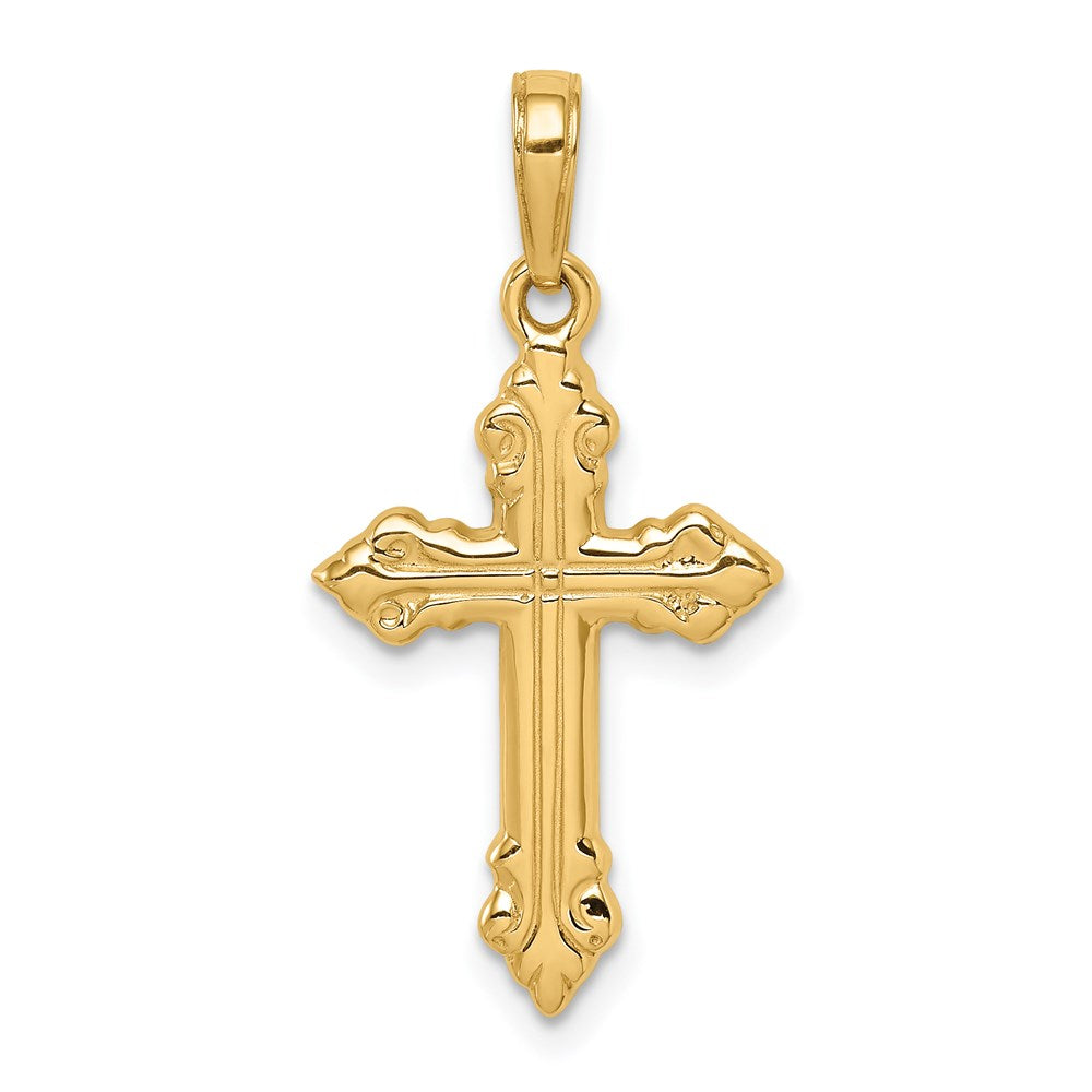 14K Cross Pendant - 3
