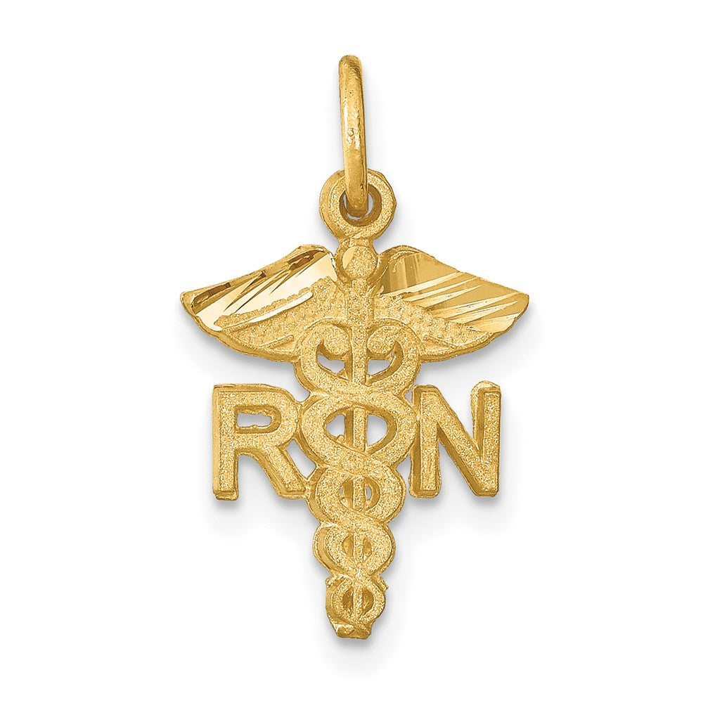 14k RN Nurse Charm - 2