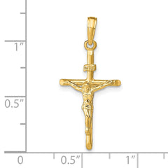 14K Stick Style Crucifix Pendant