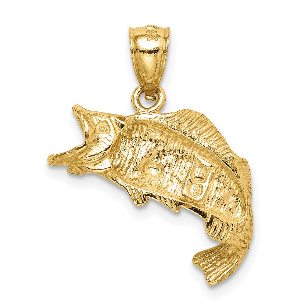 14K Fish Pendant