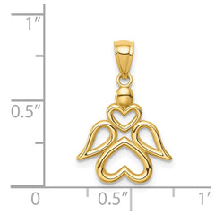 14K Angel Pendant