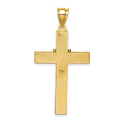 14K w/Rhodium Cross w/Rosary Pendant - 2