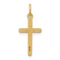 14k Cross Pendant - 11