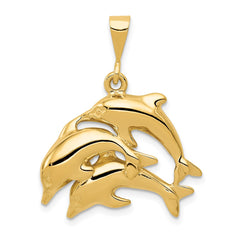 14k Dolphin Charm - 4