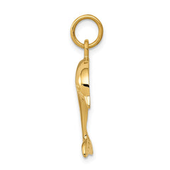 14k Dolphin Charm - 2