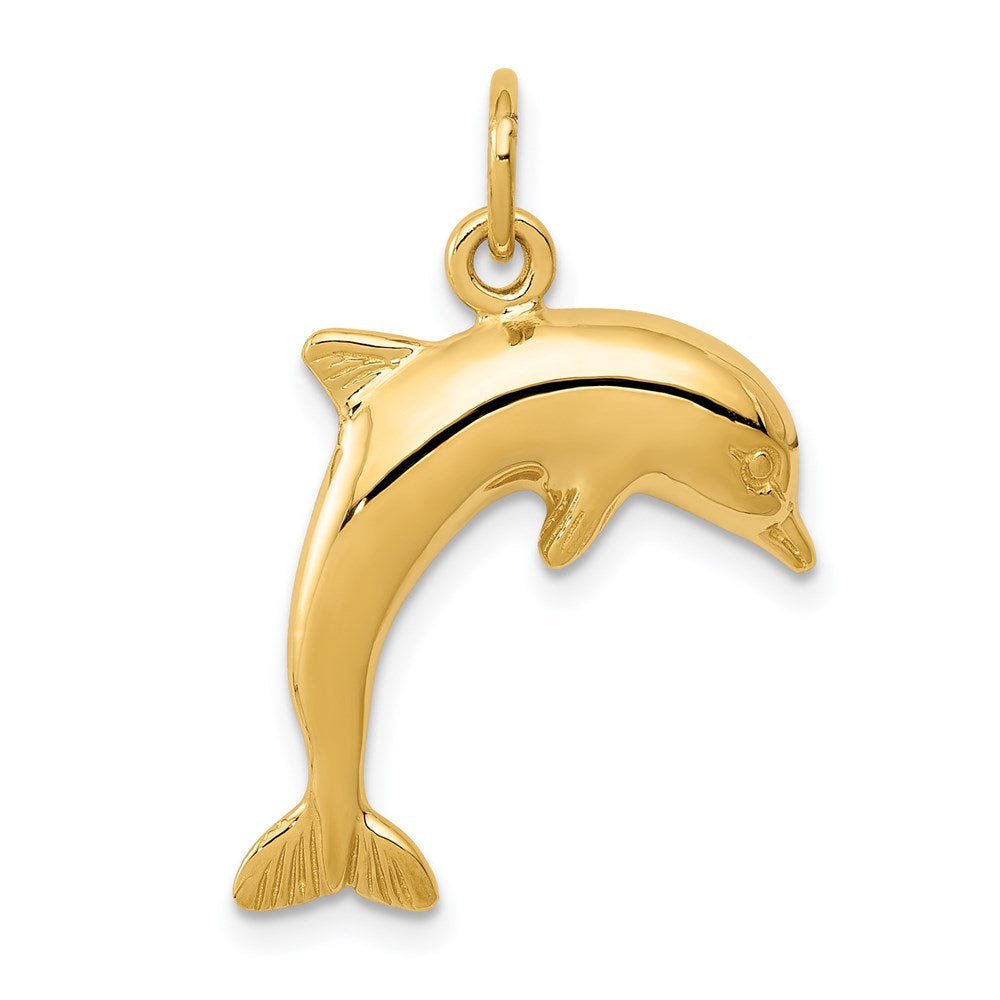 14k Dolphin Charm - 2
