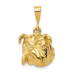 10k Bulldog Pendant