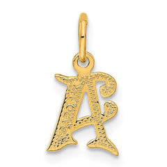 14k Letter A Initial Charm - 2