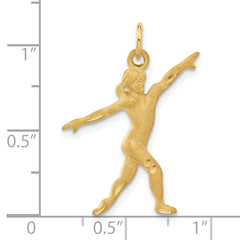 14k Gymnast Charm