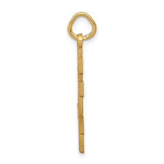14k Eastern Orthodox Cross Charm