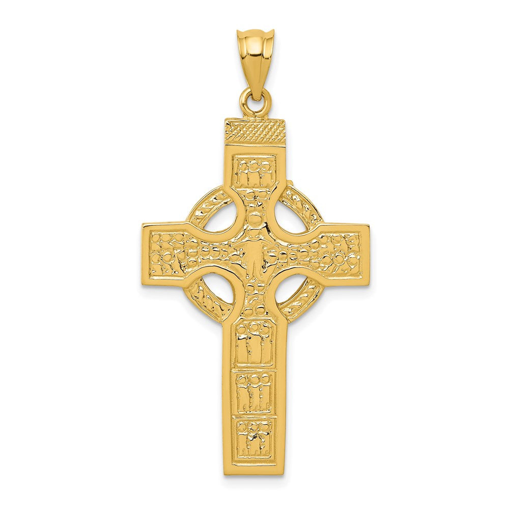 14k Celtic Cross Pendant - 13