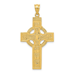 14k Celtic Cross Pendant - 13