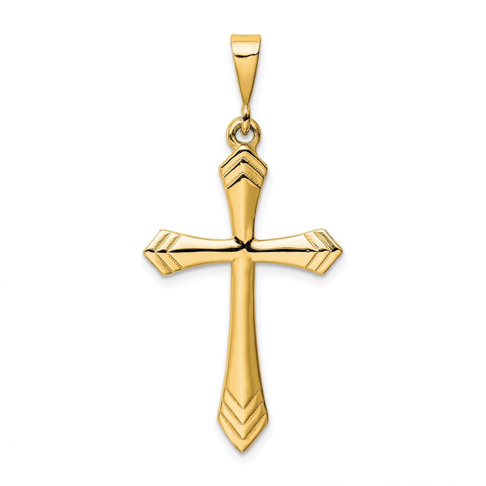 14k Passion Cross Pendant - 3