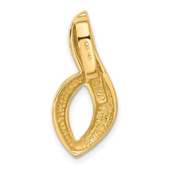 14K Polished Slide Fits up to 6mm Regular/8mm Fancy or Reversible Omega - 2