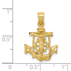 14k Mariners Cross Pendant - 7