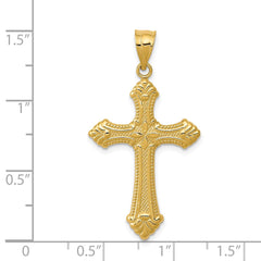 14k Polished Cross Pendant