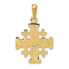 14k Jerusalem Cross Pendant - 3