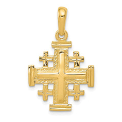 14k Jerusalem Cross Pendant - 3