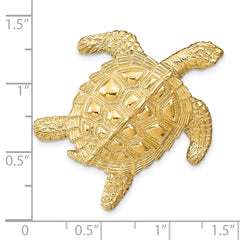 14k Sea Turtle Slide - 2