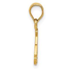 14k Golf Cart Charm
