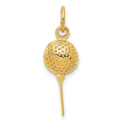 14k Golf Ball Charm - 2