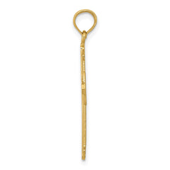 14K Passion Cross Pendant