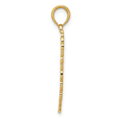 14K Angel Wing Pendant - 2