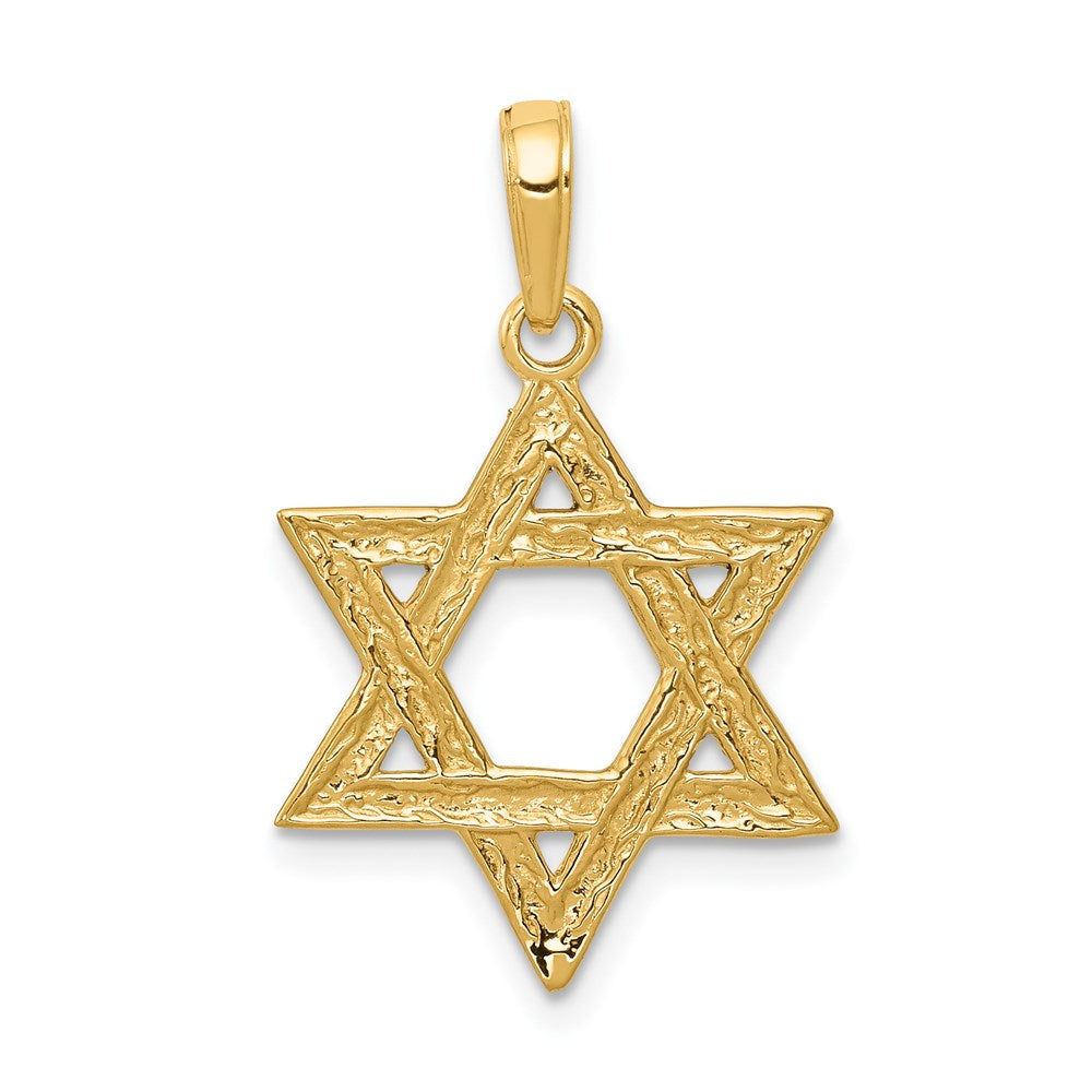 14k Star of David Pendant - 2