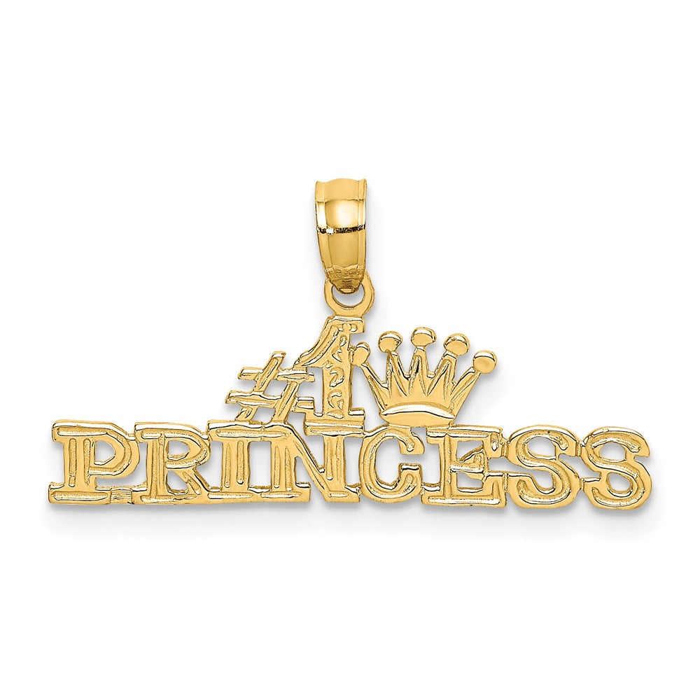 14K #1 PRINCESS Charm - 2