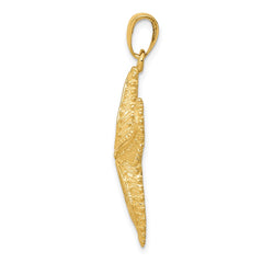 14K Starfish Pendant - 4