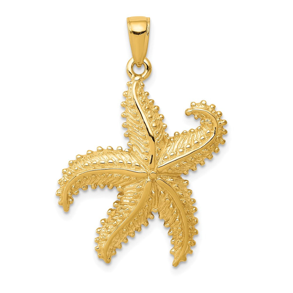 14K Starfish Pendant - 4