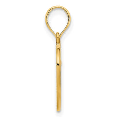 14k Fancy Open Heart Pendant