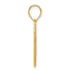 14k Open Heart Pendant