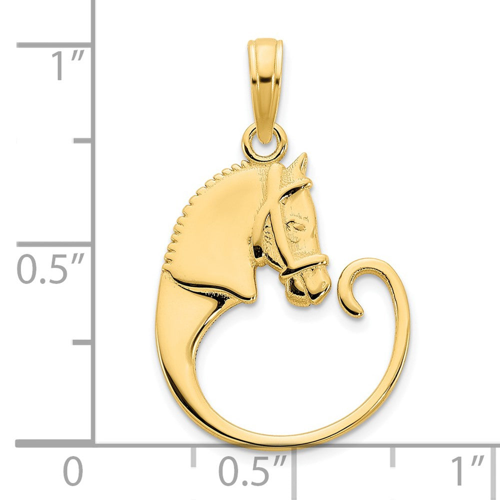 14k Horse Pendant - 6
