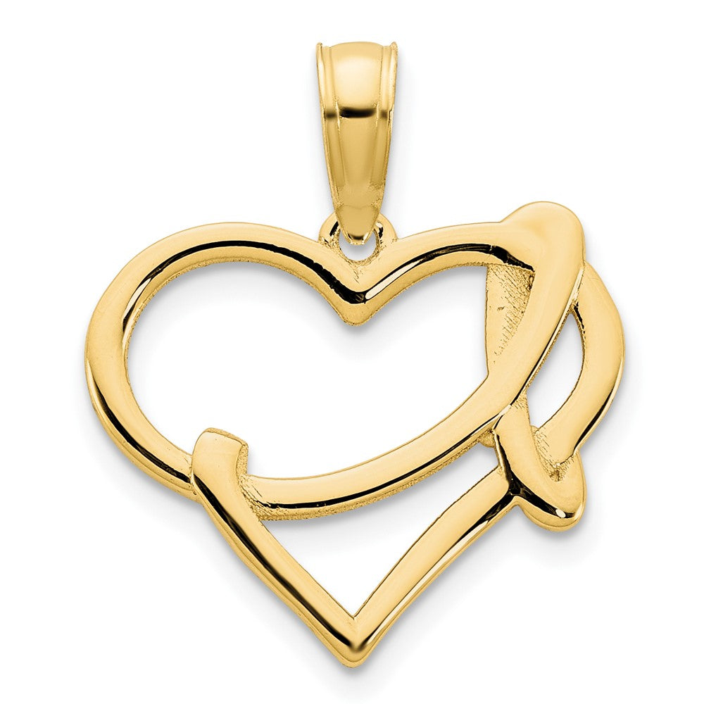 14k Fancy Heart Pendant - 2