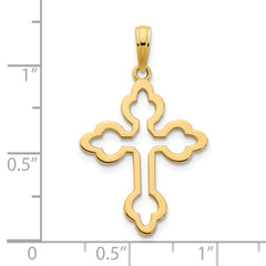 14k Cross Charm - 5