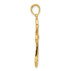 14k Fancy Cross Charm - 2