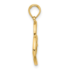 14k Fancy Heart Charm - 2