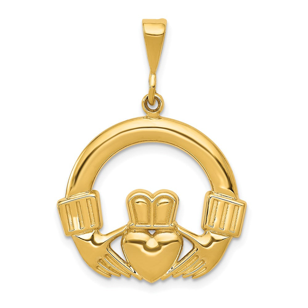 14k Claddagh Pendant - 5